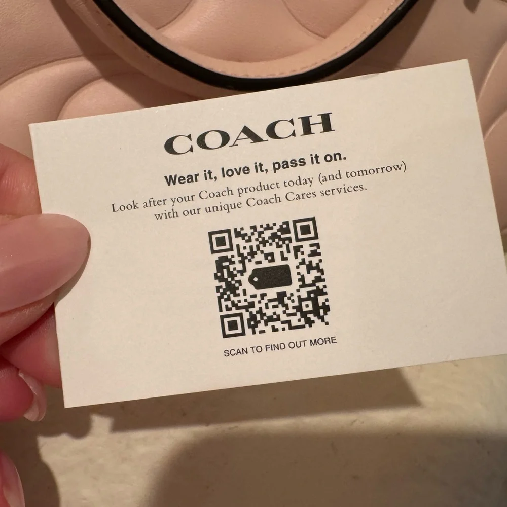 Coach Maggie Small Tote Bag Baby Pink Blush NWT